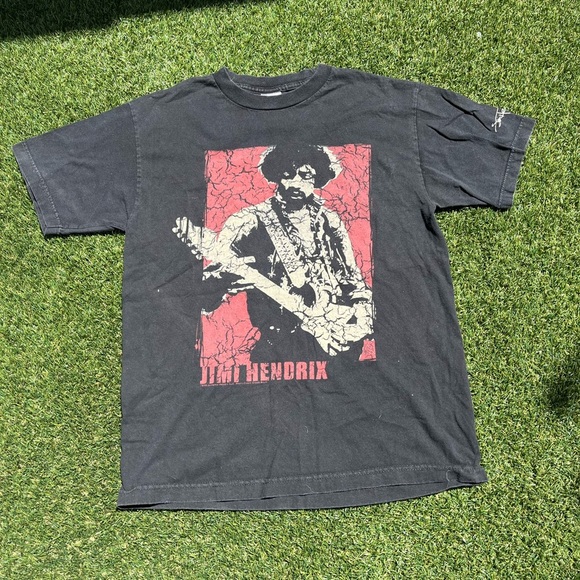 American Vintage Other - VTG 00’s Jimi Hendrix Faded Black Tee